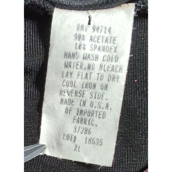 JBS LTD Top Metallic Pink Sparkle Cowl Neck/Back Vintage Size XL Holiday Festive - Picture 4 of 16